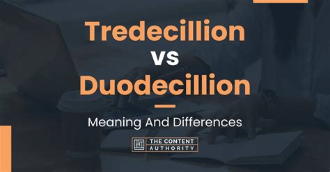 Tredecillion vs Duodecillion: Meaning And Differences