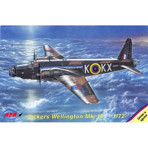 MPM 1:72 Vickers Wellington Mk.IC Plastic Aircraft Model Kit #72099 ...