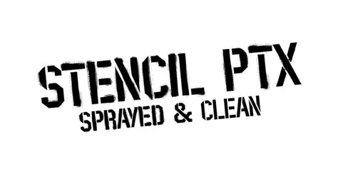 Spray Paint Stencil Font