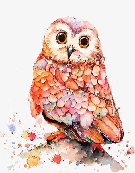 Owl | Owl watercolor, Owl art, Owl png