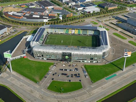 aerial view | The Cars Jeans Stadium, The Hague. Until May 2017 the ...