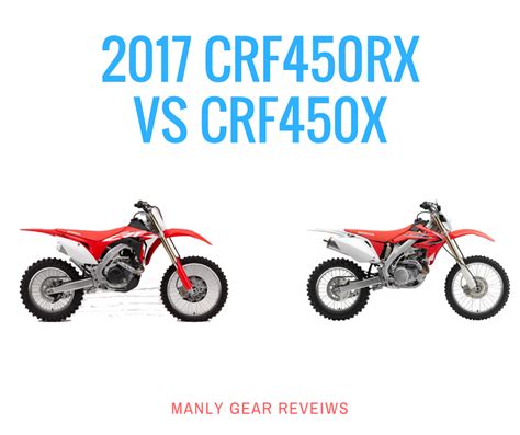 2017 CRF450RX vs CRF450X: Should current owners upgrade?