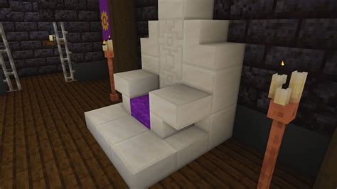 Medieval king's throne by JEFFERSCRAFT1 | Minecraft Build Tutorial