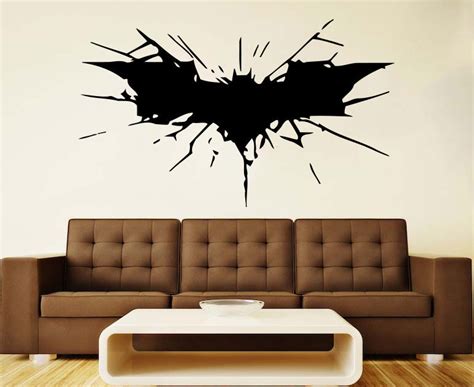 Batman Wall Vinyl Decal Dark Knight Wall Vinyl Sticker | Etsy