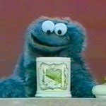 sad cookie monster Meme Generator - Imgflip