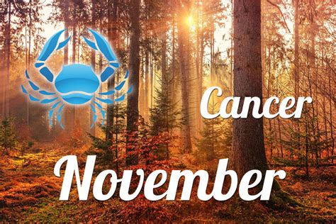 Horoscope Cancer November 2023 - tarot monthly horoscope