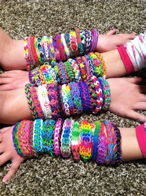 Rainbow Loom bracelets! | Rainbow loom bracelets easy, Rainbow loom ...