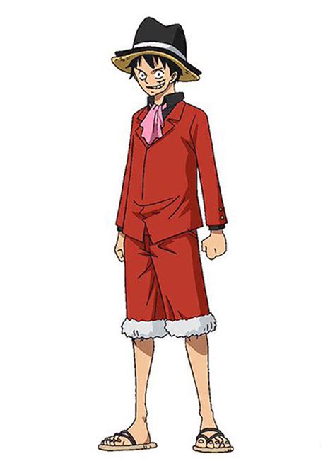 One Piece Monkey D Luffy Red New Cosplay Costume | ubicaciondepersonas ...