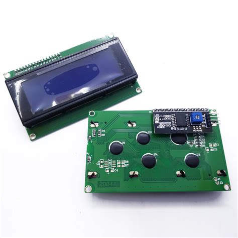 LCD 20x4 i2c Blue 2004+IIC/I2C LCD 2004 20x4 / 1602 16x2 Character LCD ...