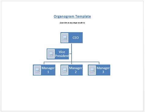 Organogram Template - My Word Templates