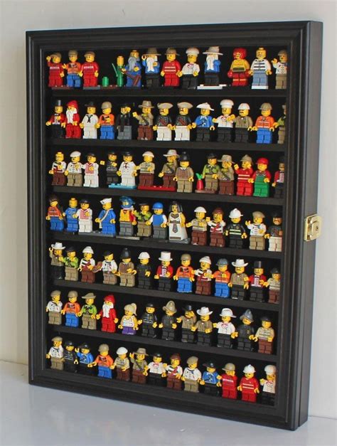 Lego Minifigures Display Case Wall Thimble Cabinet Shadow Box, solid ...