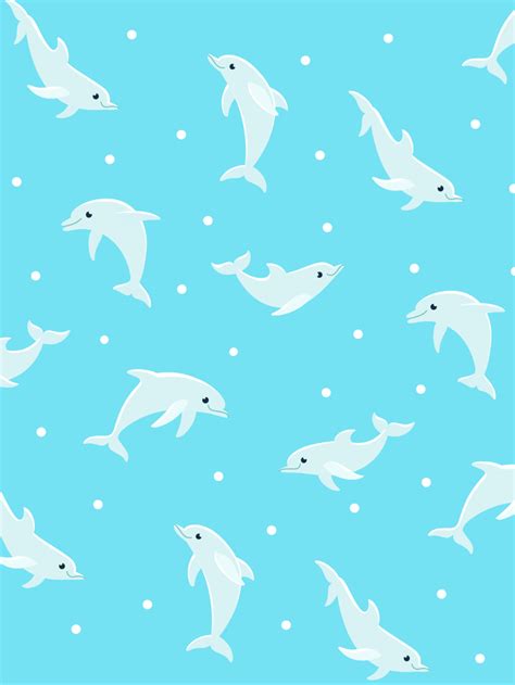 Cute dolphin wallpaper cartoon – Artofit