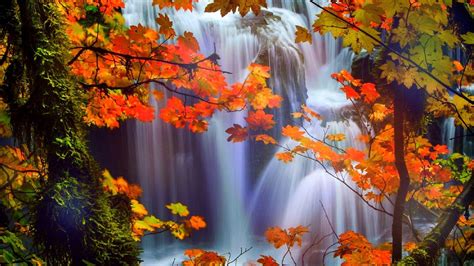 Autumn Waterfall Desktop Wallpapers - Top Free Autumn Waterfall Desktop ...