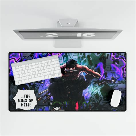 Roronoa Zoro Mousepad, Luffy, Luffy Monkey, Zoro, Pirate, Gear 5, Luffy ...