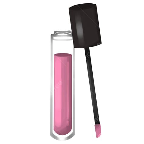 Hand Drawn Pink Bottle Lip Gloss Makeup, Lip Gloss, Makeup, Beauty PNG ...