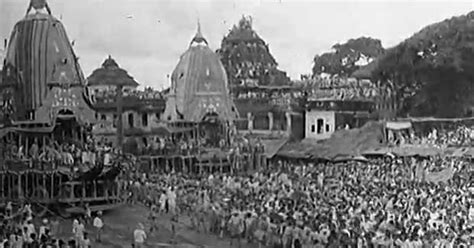 1928 Ratha Yatra of Lord Jagannath in Puri rare old video