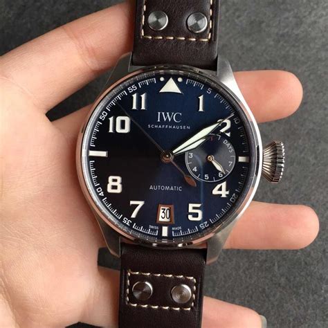 ZF Published Replica IWC Big Pilot Le Petit Prince IW500908 Blue Dial ...