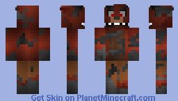 Withered Foxy Minecraft Skin