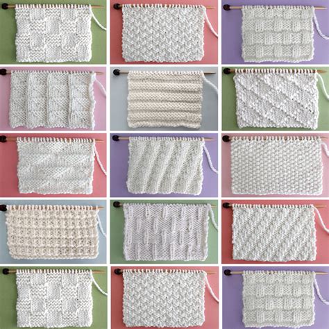 51 Knit Stitch Patterns for Beginning Knitters - Studio Knit