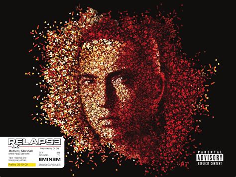 Eminem Album Art Relapse Limited Edition Hand Painted Wall Art Marshall ...