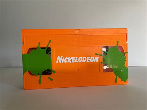 Nickelodeon Orange Logo Slime Vhs Tape No Case - Etsy UK