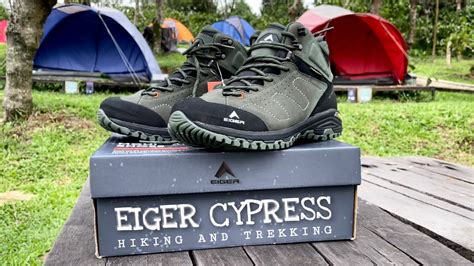 Unboxing Sepatu Gunung Eiger Cypress - Bisa Hiking dan Trekking - YouTube