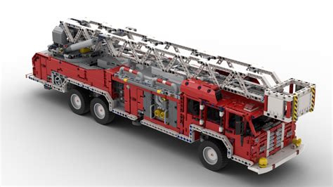 LEGO MOC Fire Engine by FPJ | Rebrickable - Build with LEGO