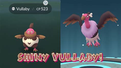 Catching SHINY Vullaby in Pokémon Go!! Evolving Shiny Mandibuzz! - YouTube