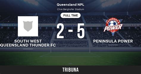 South West Queensland Thunder FC vs Peninsula Power: Live Score, Stream ...