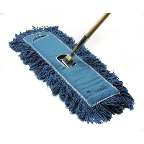 HUBERT® Blue Infinity Twist® Cotton Yarn Dust Mop - 48"W