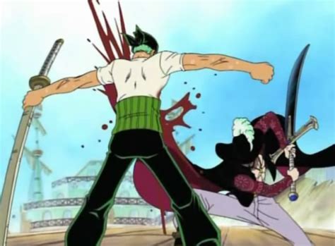 Zoro vs Mihawk - Roronoa Zoro Photo (31939114) - Fanpop