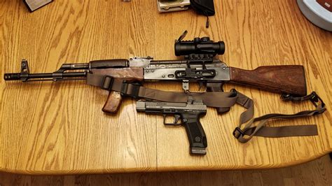 My Romanian AK has got some upgrades : r/ak47