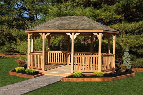 Large Wooden Gazebo Kits - Amish-Made by YardCraft