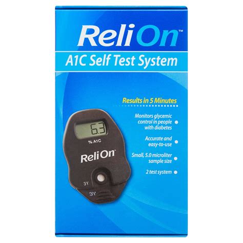 ReliOn A1C Self Test System – Beauty Suppliers – Online Shopping