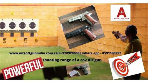 shooting range of a co2 Air gun - YouTube