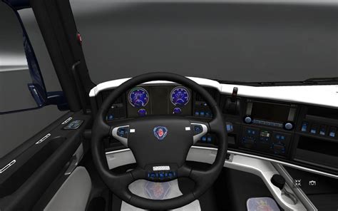 Scania R Black&White Interior - Modhub.us