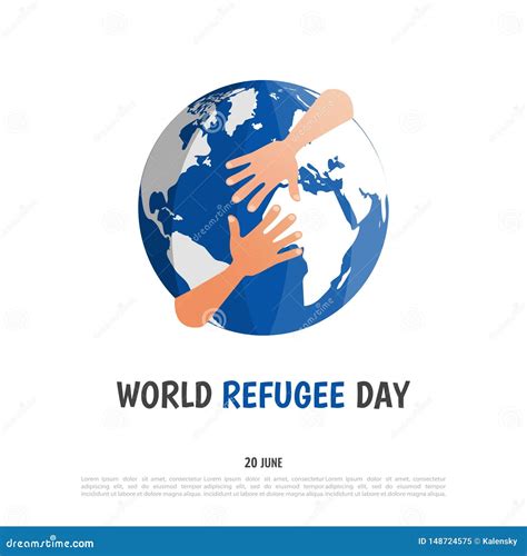 World Refugee Day stock vector. Illustration of conflict - 148724575