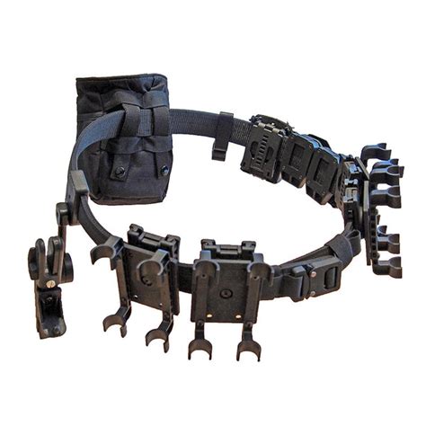 DLP Tactical Complete 3-Gun Competition Belt Rig System with Holster a