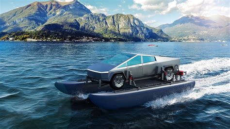 Tesla: Cybertruck turns into a boat and gets on the water - Archyde