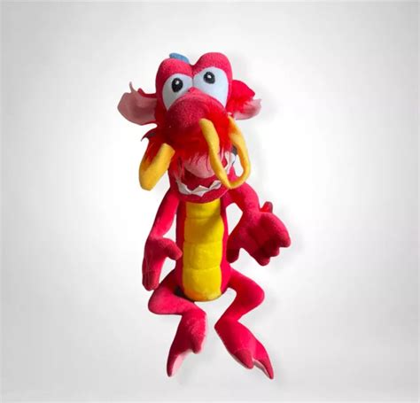 DISNEY MULAN DRAGON 14” Mushu Plush Toy Disneyland Resort Paris ...