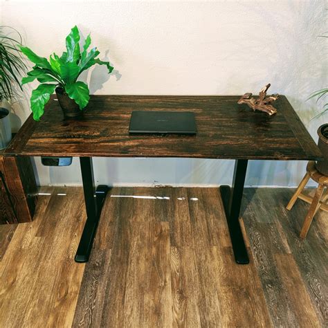 Reclaimed Wood Standing Desk - Reclaimed Wood San Diego