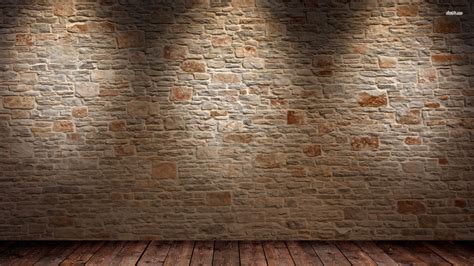 Brick wall and wood floor wallpaper abstract wallpapers 14567 | Chainimage