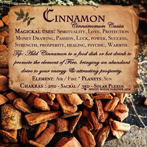 Sharing some Cinnamon Magick with you today! www.whitewitchparlour.com ...