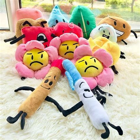 Battle-for-Dream-Island-Plush-Toys-BFDI-Plushie-Dolls-Anime-Leafy-Firey ...