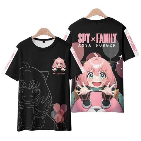 spy x family t shirts anya forger 3d printed graphic t shirt [ID3517 ...