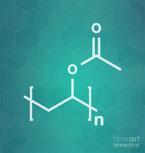 Polyvinyl Acetate Polymer Chemical Structure Photograph by Molekuul ...