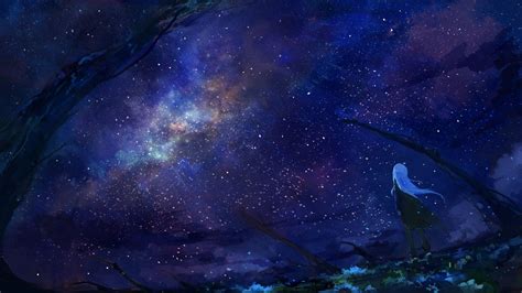 Starry Night Anime Wallpapers - Top Free Starry Night Anime Backgrounds ...