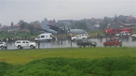 SA Air Force plane crash-lands at DRC's Goma Airport