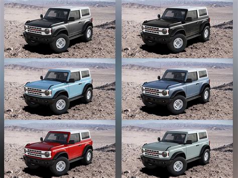 2024 Ford Bronco Heritage Edition Colors All Options | AUTOBICS