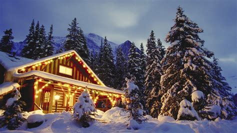 Log Cabin Winter Wallpapers - Top Free Log Cabin Winter Backgrounds ...